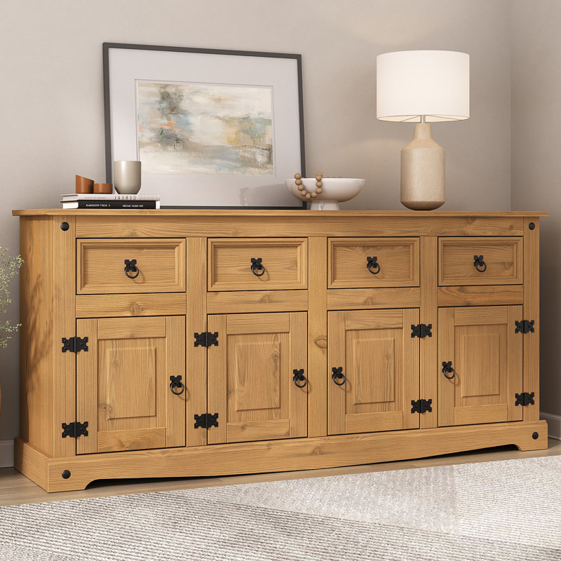 Aticus 164cm Solid Wood Sideboard