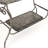 Marceline Distressed Iron Console Table