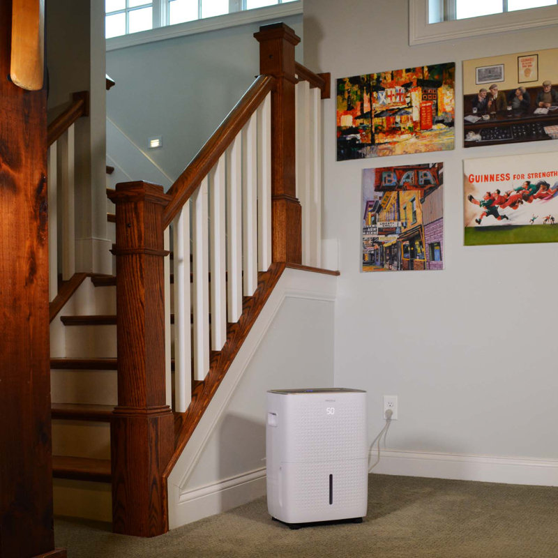 19.7" H 1500 Sq. Ft. Dehumidifier, 25