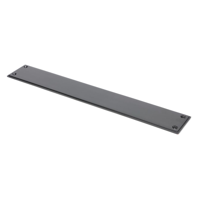 Art Deco Fingerplate Kick Plate, Aged Bronze