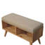Mango Wood Storage Bench