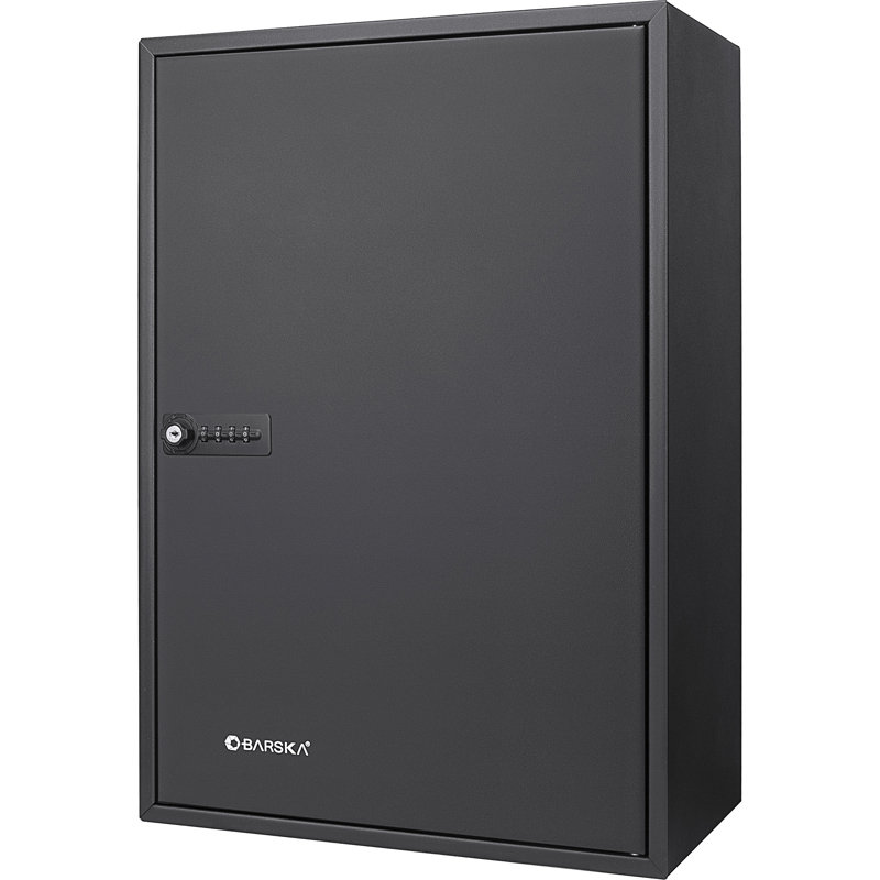 300 Key Adjustable Key Cabinet With Key Lock, Gray