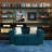Charlesworth 59'' Velvet Loveseat with 2 Pillows, Modern Channel-Tufted Sofa with Stainless Steel Legs, Luxury Square Arm Couch for Living Room, Blue-1223673514-1223673526