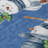 Machine Washable Indoor/Outdoor Christmas Snowman Xhevrie Navy Rug-1316458165