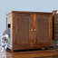 The Refined Litter Box - Wood Cat Litter Box Enclosure Cabinet With Drawer, Cane Style-417567314-414457377-414457378
