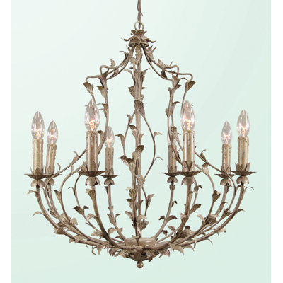 Série RT 8-lumière bougie-Style Chandelier