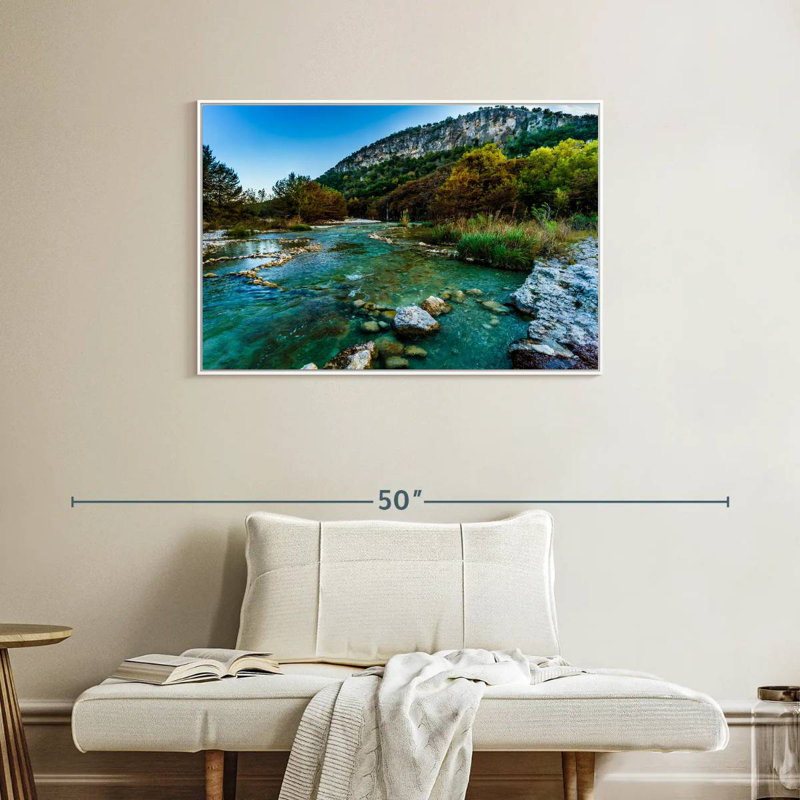 Frio River, Cadre flottant blanc, 37 po x 25 po