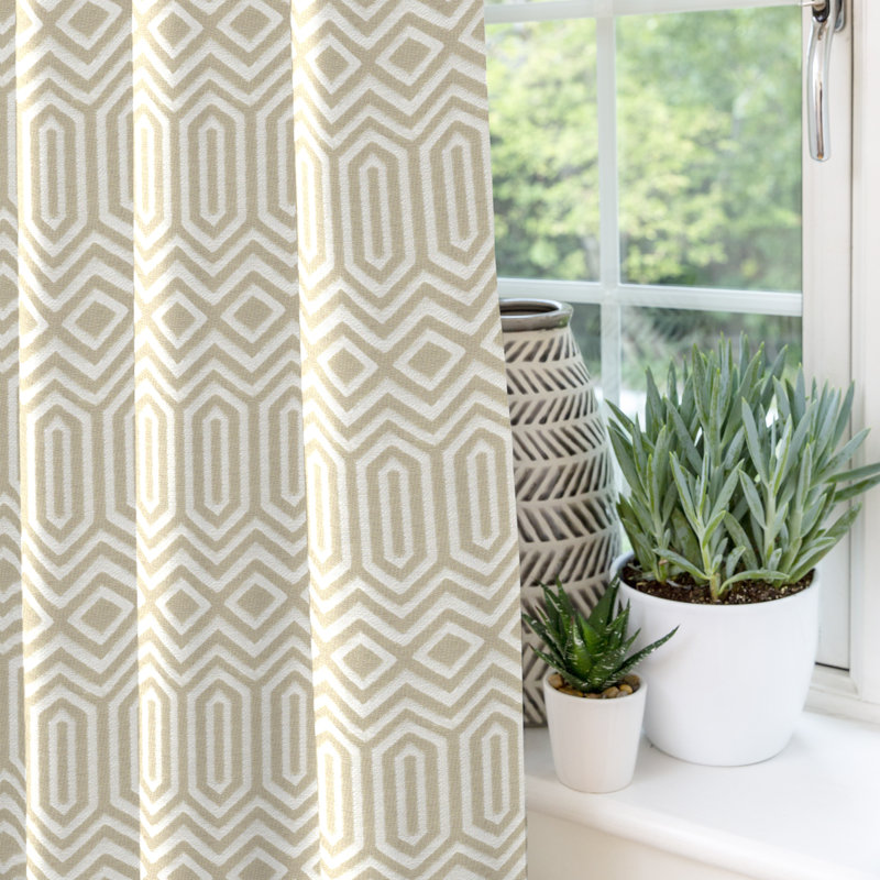 Wescott Blackout Curtain Pair, Width 182 x Drop 228 cm, Taupe