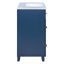 Meuble-lavabo simple avec plateau en résine Milous-1350277456