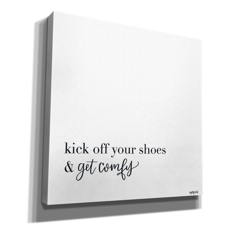 Latitude Run® 'Kick Off Your Shoes' By Imperfect Dust, Giclee Canvas Wall Art, H 12 po x l 12 po x P 0,75 po