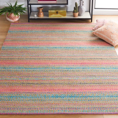 Lindsae Flat Weave Cotton Geometric Rug