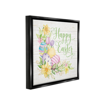"Joyeuses Pâques jonquilles" par Mollie B. sur toile
