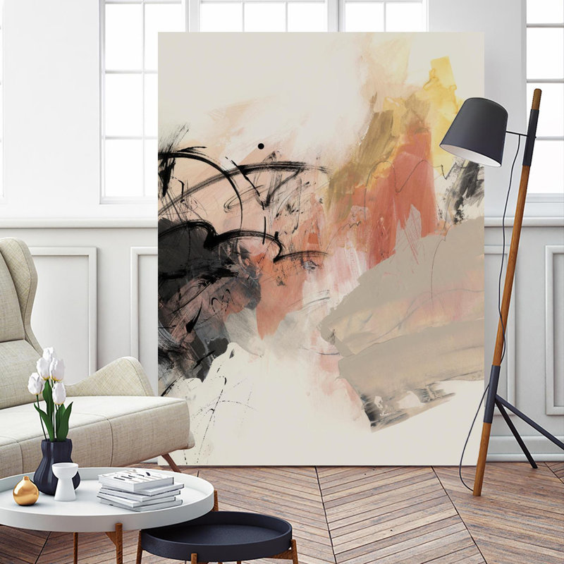 «Grapefruit I», reproduction d'art sur toile géante 72 po x 54 po