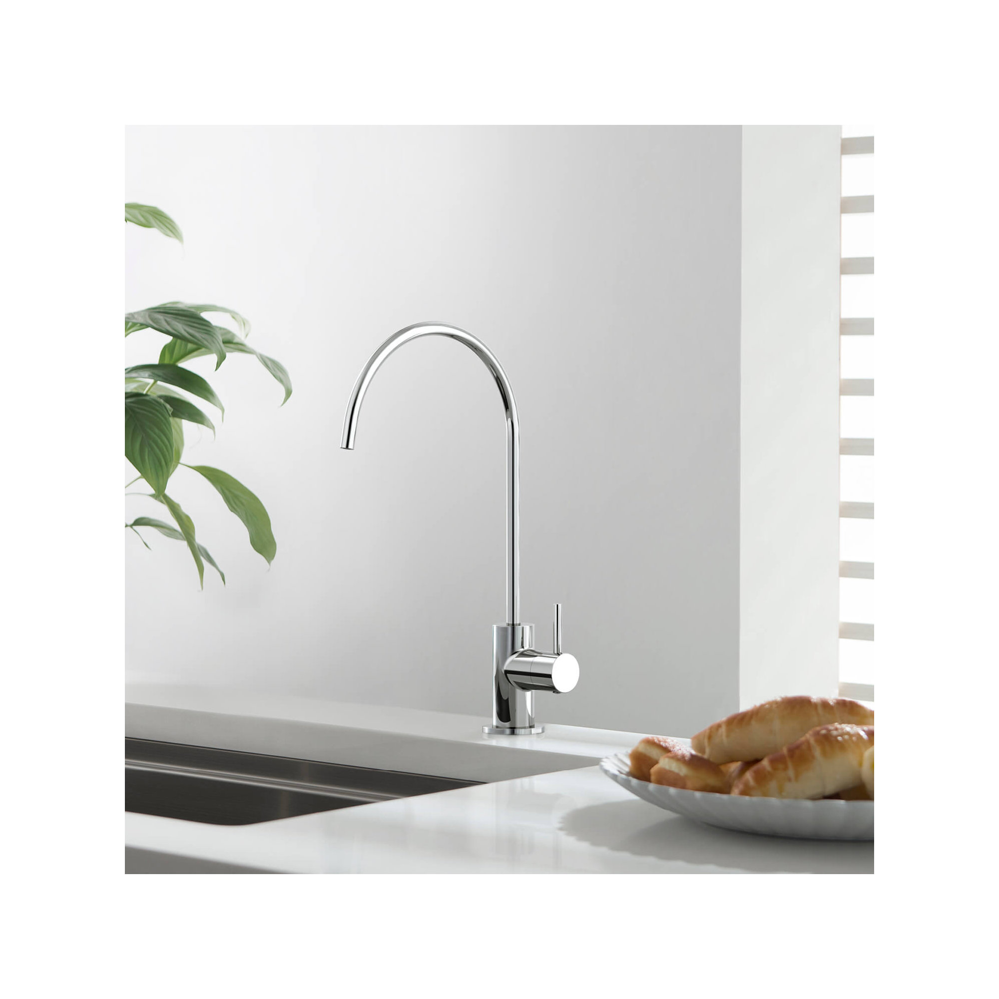 Circular Cold Water Dispensers, Chrome