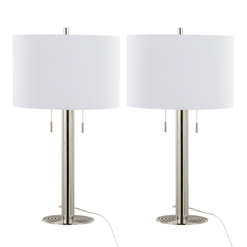Lampe de table contemporaine en métal