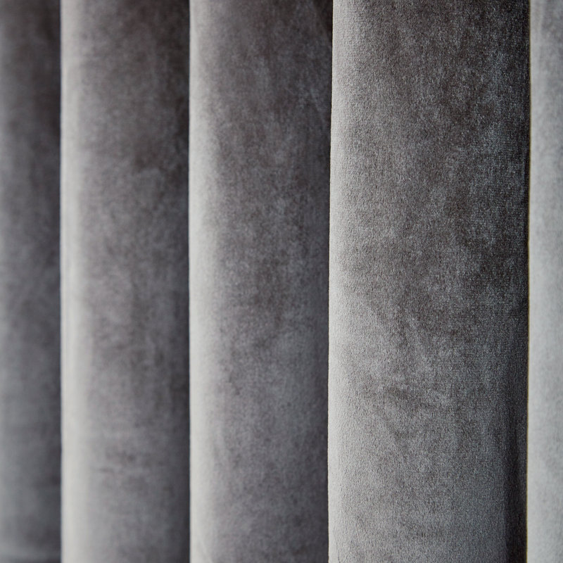 Escala Eyelet Room Darkening Curtains, Width 167 x Drop 228 cm, Damson