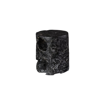 Tabouret noir, rond