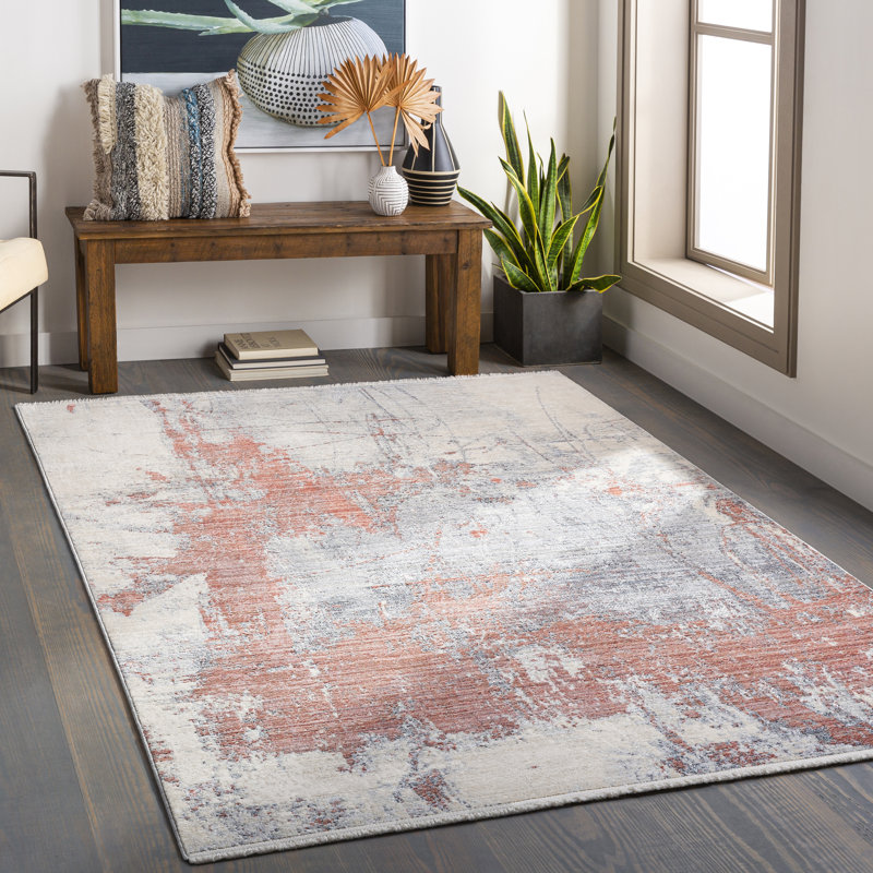Abstract Indoor Rug, Rectangle 5' x 7'10"