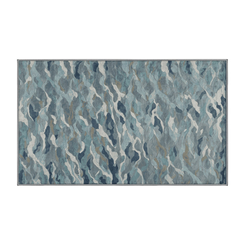 Tapis gris soyeux et moelleux, Tapis de couloir 2 pi x 4 pi