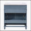 Meuble-lavabo de 30 po avec lavabo en céramique, structure en bois massif-100022503