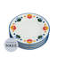 Floral Handmade Porcelain Salad/Dessert Plate