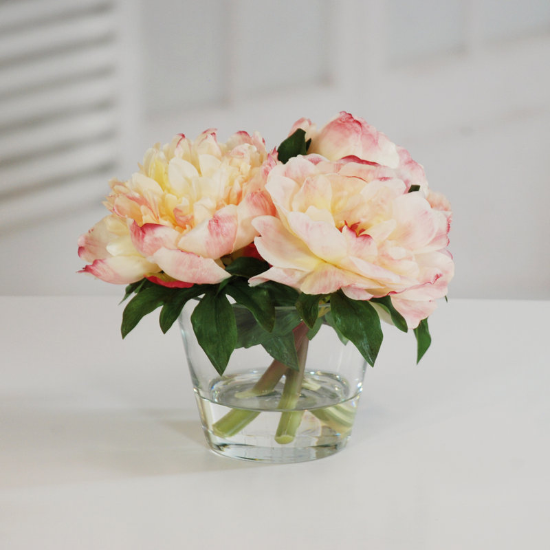 Peonies Floral Arrangement, Peach