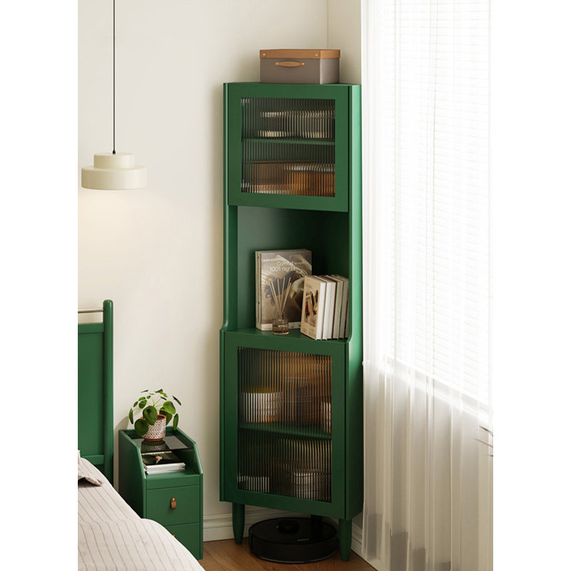 22.05" Green Corner Display & China Cabinets