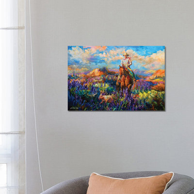 Free Spirit 1 Piece Wrapped Canvas Painting