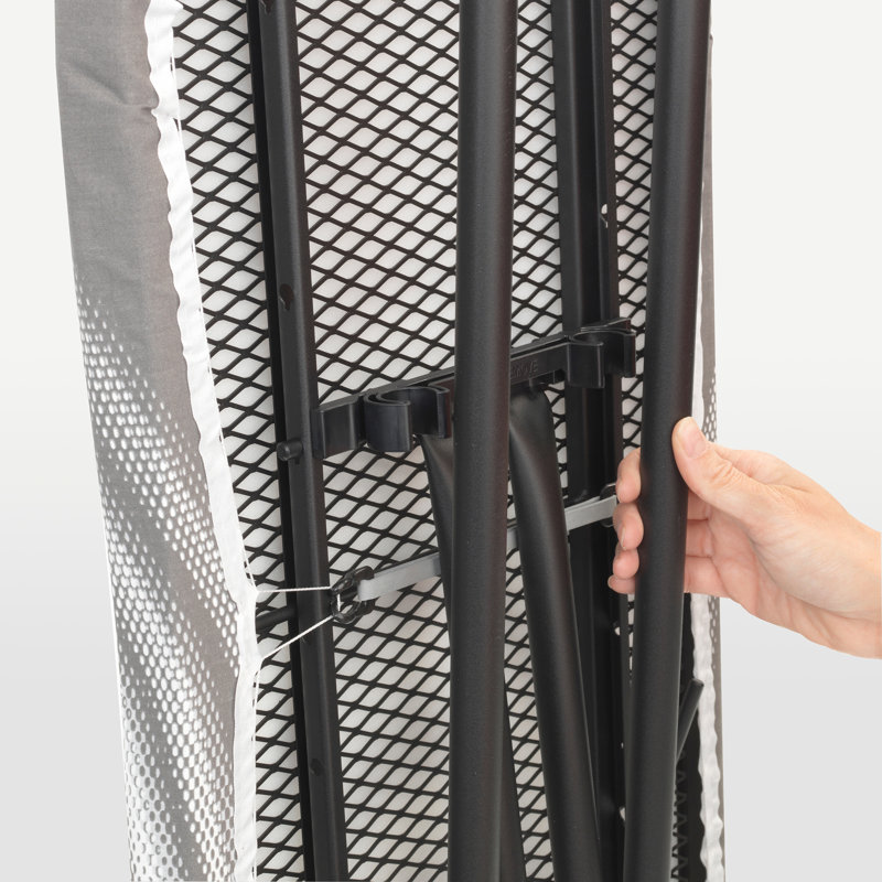 Planche à repasser moyenne avec repose-fer à vapeur taille B de Brabantia, Ovale titan
