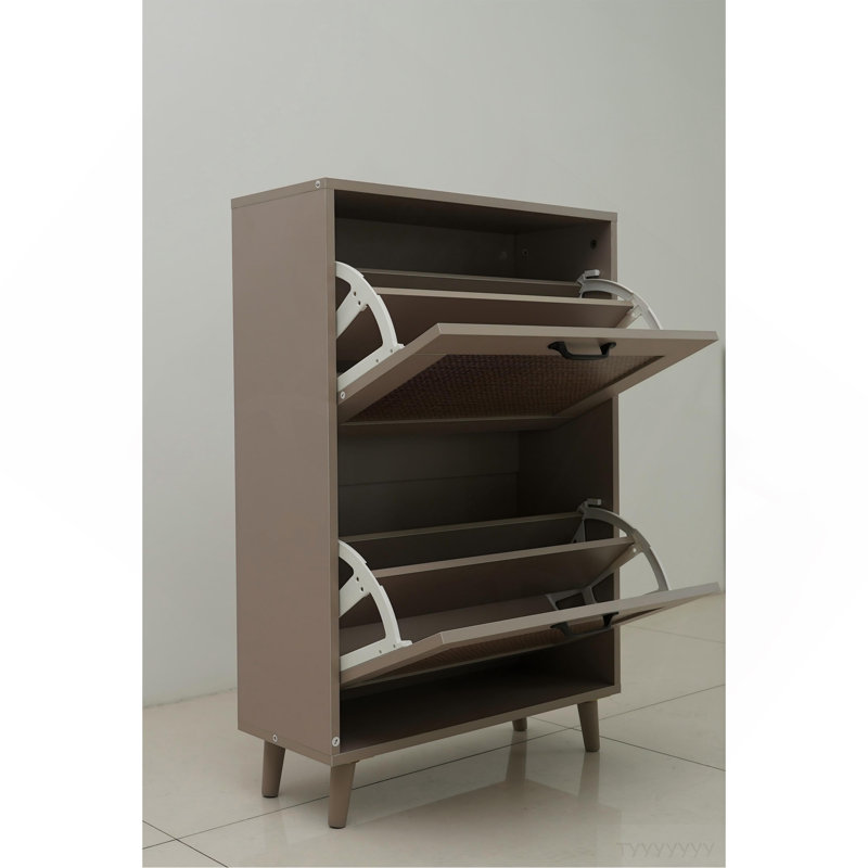 2-Tier Shoe Rack For Entryway - Stable And Spacious Shoe Storage Organizer, Easy Access Design, Holds Up To 12 Pairs