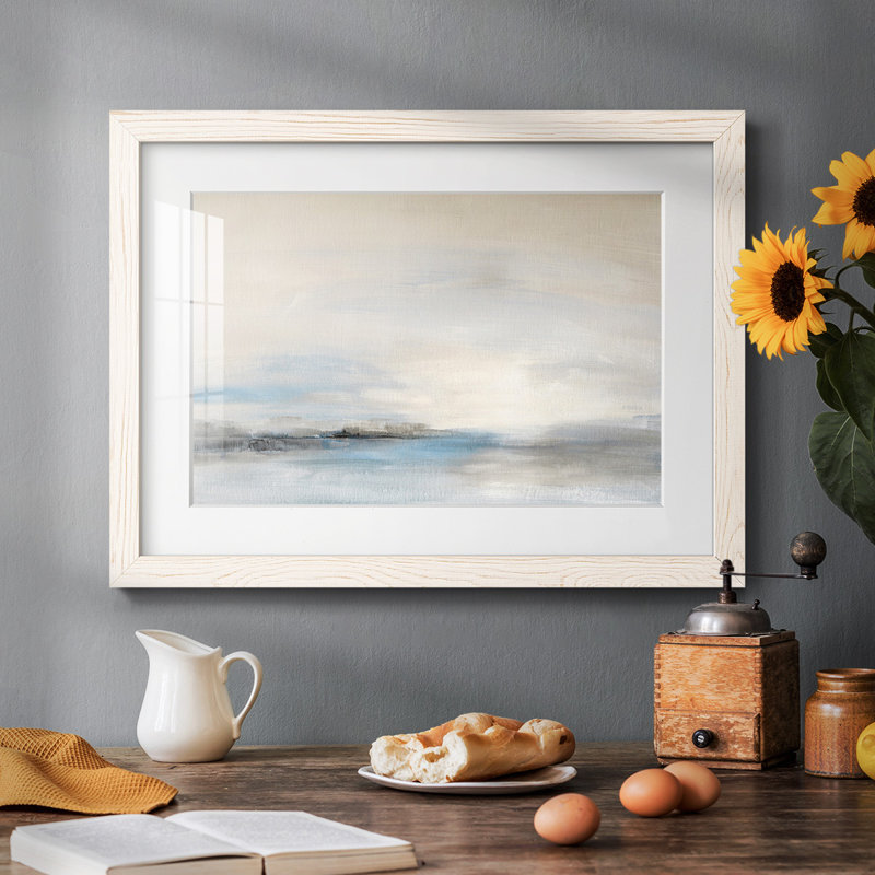 Doux distance - impression d'un seul cadre photo, H 14 po x l 20 po x P 1,5 po, Blanc