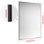 Miroir décoratif 48 po x 32 po avec cadre noir résistant aux intempéries pour différentes pièces comme la salle de bain, la chambre à coucher, le salon et le vestibule-651954029