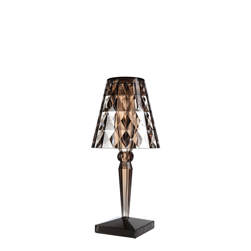 Big LED Table Lamp, Light Blue, Plug In