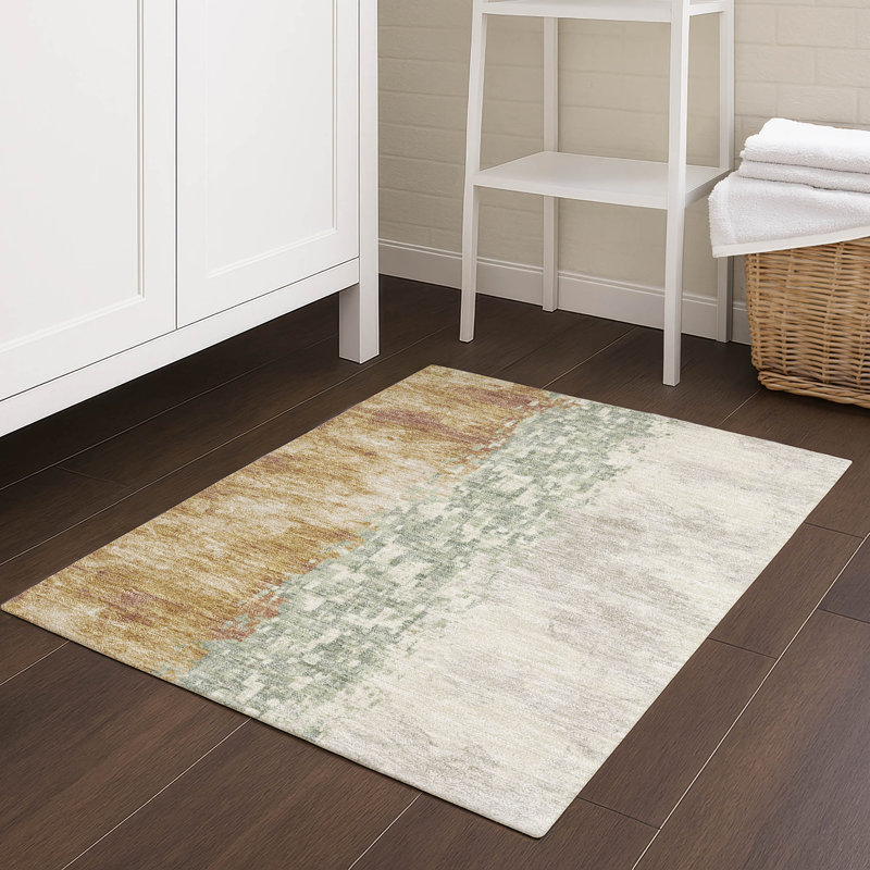 Tapis moderne Chantille ACN3112 lavable à la machine pour intérieur/extérieur, Crème, 2 pi 6 po x 3 pi 10 po