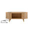 Ensemble meuble télé et table basse de style champêtre avec station de recharge, naturel-1965142567