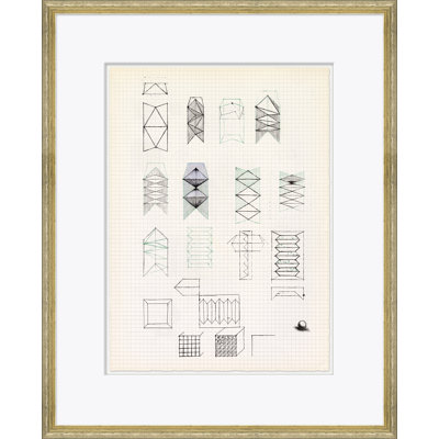 Serious Doodles 2 Framed Drawing Print