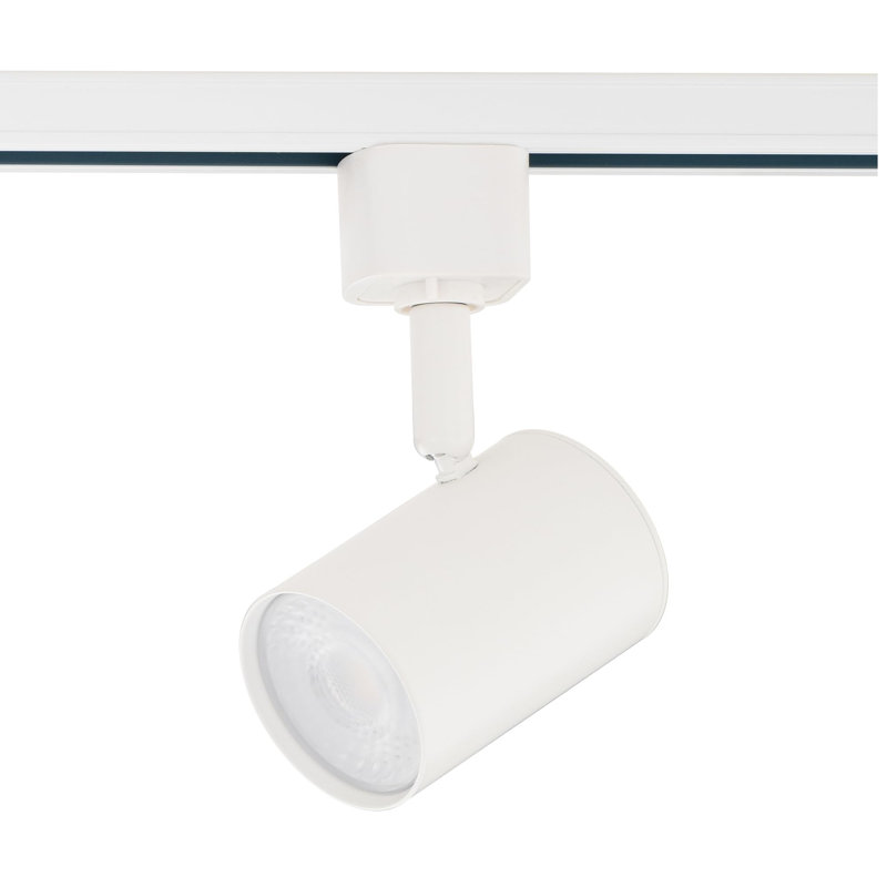 Tête de rail à DEL 10W de la collection AMPED d'East Grove Home blanc chaud écoénergétique 3 000 K pour système de rail H standard à 3 fils (paquet de 10 lumières)
