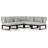 Jennings 5-Piece Outdoor Sectional-123383308-123383306