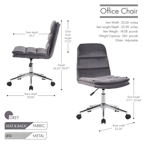 Wade Logan® Groh Task Chair & Reviews | Wayfair