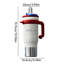 Gobelet isotherme 40 oz avec poignée Iceberg Cup en acier inoxydable grande capacité-132052312