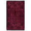 Overdyed Hand-Knotted Wool Modern-Contemporary Purple Area Rug 2' 8" x 4' 3"