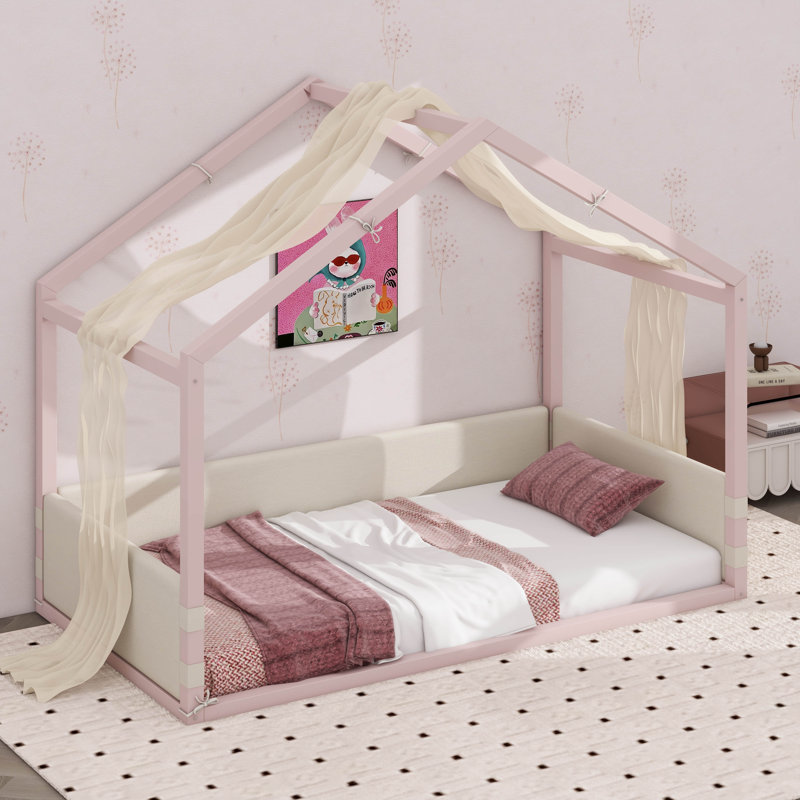 Lit simple Montessori House, Rose