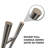 Prima Decorative Hardware Door Pull Handle Round Offset Single Side Stainless Steel