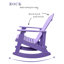Chaise Adirondack berçante Aweys-1768631351