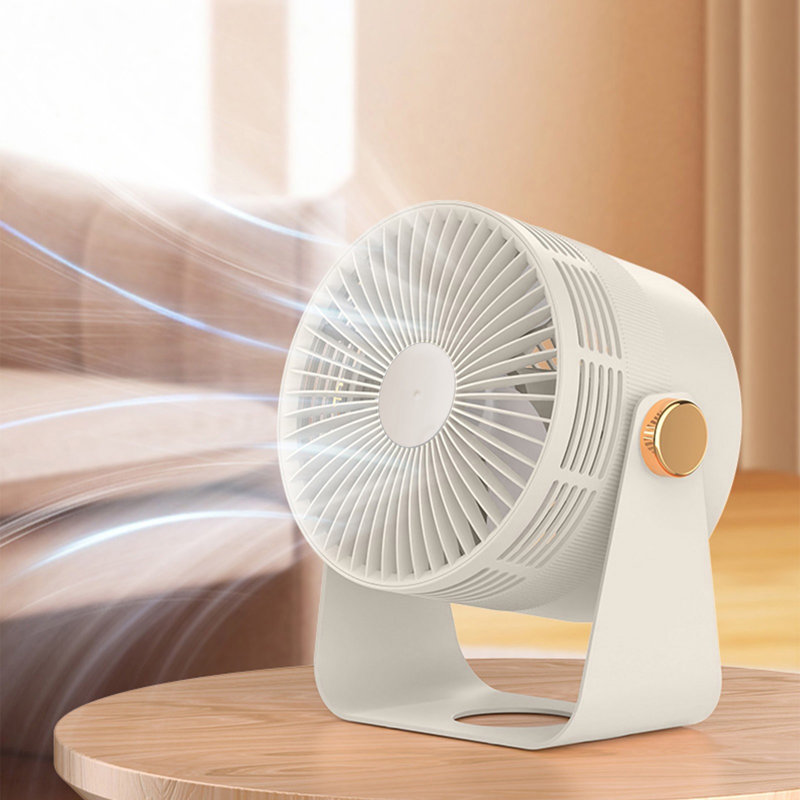 Ventilateur de ventilateur de table pour la chambre à coucher à la maison pour un espace de 16 pieds avec débit d'air fort de 90 degrés et inclinable à 3 vitesses