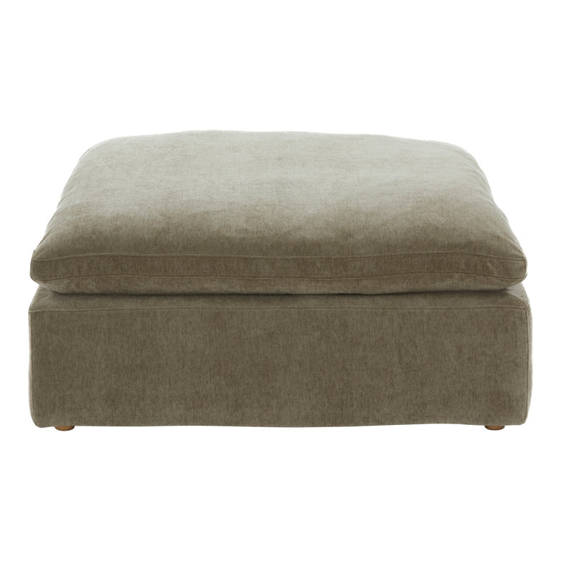 Tila Performance Fabric Ottoman, Desert Sage Performance