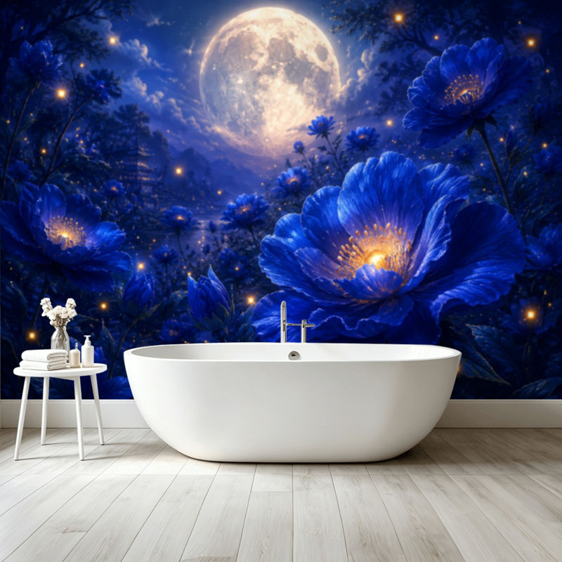 Adhésif mural amovible Peel and Stick, 68.88" L x 96" W