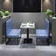 Banc de rangement de style industriel