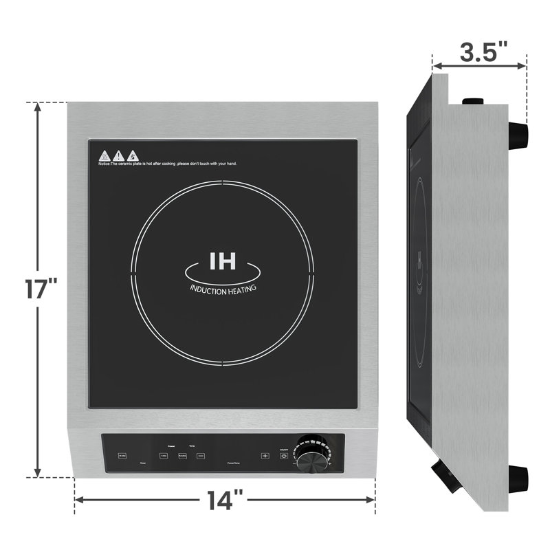 Plaque de cuisson industrielle à induction 1800W