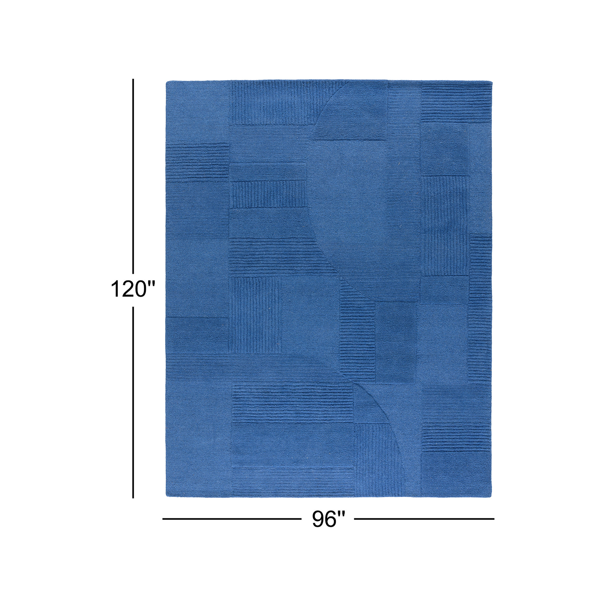 Ivanenko Hand Tufted Geometric Area Rug , Rectangle 8' x 10'